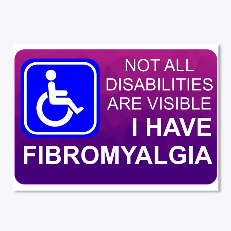 Fibromyalgia Disability Sticker